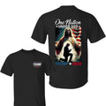One Nation Under God Trum 2024 American Flag Pray - Adult & Kids T-Shirts, Sweatshirts & Hoodies apparel design preview 1