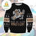 One Piece Dead or Alive Monkey D Luffy One Piece Ugly Christmas Sweater - Holiday Gift product image