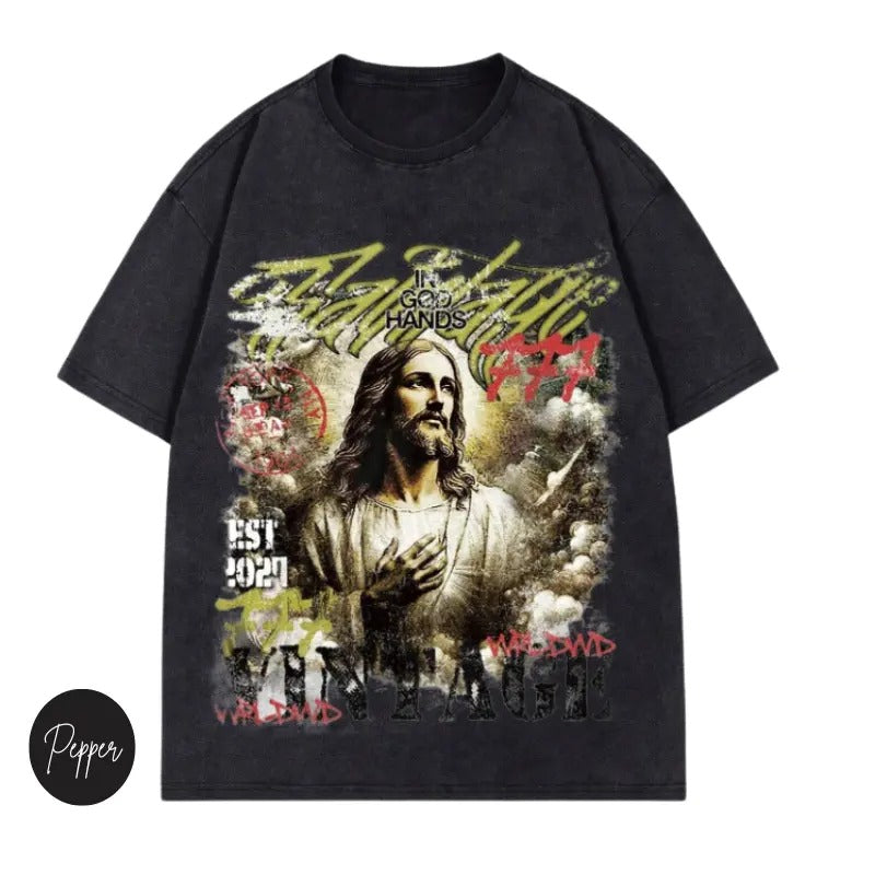 Vintage Jesus Crew Neck Size S 3XL Menswear Top - Adult & Kids T-Shirts, Sweatshirts & Hoodies apparel design preview 1