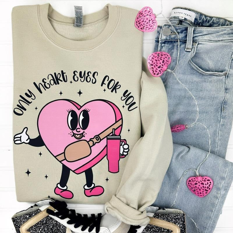 Only Heart Eyes You Gildan - Adult & Kids T-Shirts, Sweatshirts & Hoodies apparel design preview 1