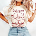 Only Warm Hugs Allowed Valentines Womenswear - Adult & Kids T-Shirts, Sweatshirts & Hoodies apparel design preview 1