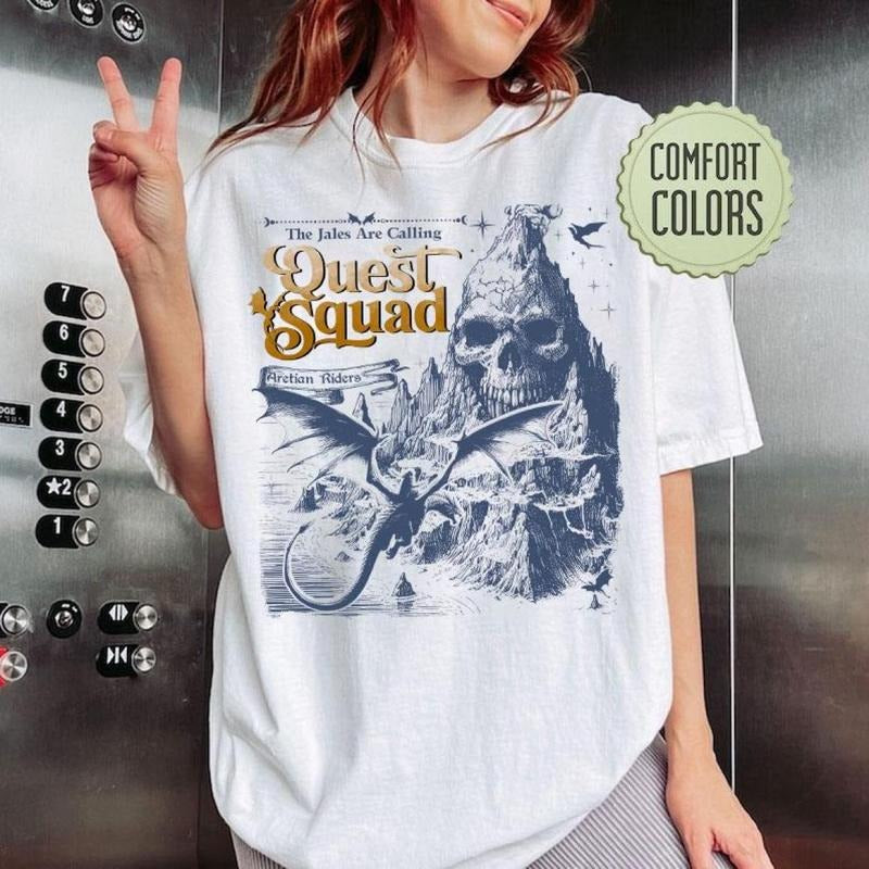 Onyx Storm Brave Dark Dragon Lover Quest Squad - Adult & Kids T-Shirts, Sweatshirts & Hoodies apparel design preview 1