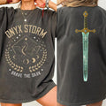 Onyx Storm Brave Dark Fourth Wing Fan Violet - Adult & Kids T-Shirts, Sweatshirts & Hoodies apparel design preview 1