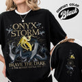 Onyx Storm Brave Dark Fourth Wing Dragon Rider - Adult & Kids T-Shirts, Sweatshirts & Hoodies apparel design preview 1