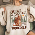 Onyx Storm Quest Squad Bookworm Broccoli Cat Ridoc - Adult & Kids T-Shirts, Sweatshirts & Hoodies apparel design preview 1