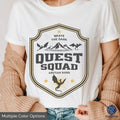 Onyx Storm Quest Squad Badge Fourth Wing Xaden - Adult & Kids T-Shirts, Sweatshirts & Hoodies apparel design preview 1