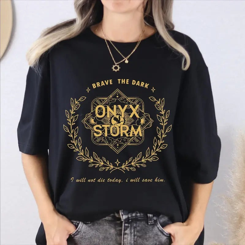 Onyx Storm Book Lovers Fourth Wing Dragon Rider Die - Adult & Kids T-Shirts, Sweatshirts & Hoodies apparel design preview 1