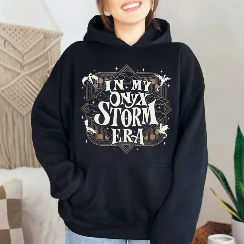 Onyx Storm Fourth Wing Basgiath War College Dragon - Adult & Kids T-Shirts, Sweatshirts & Hoodies apparel design preview 1