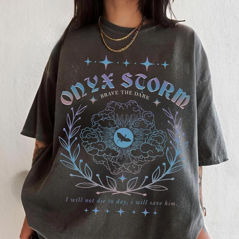 Onyx Storm Violet Sorrengail Basgiath War College I - Adult & Kids T-Shirts, Sweatshirts & Hoodies apparel design preview 1