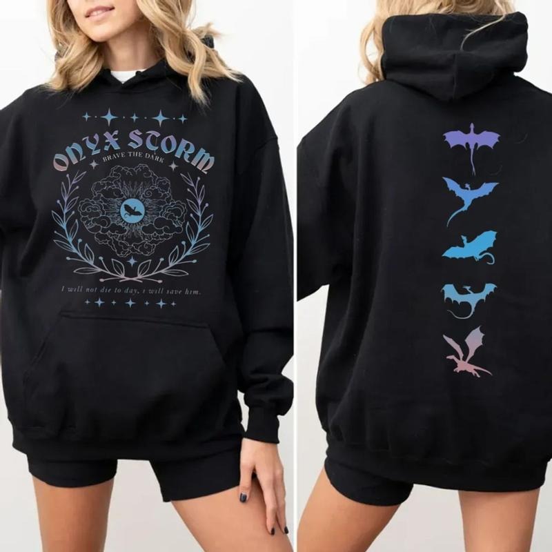 Onyx Storm Violet Sorrengail Basgiath War College I - Adult & Kids T-Shirts, Sweatshirts & Hoodies apparel design preview 1