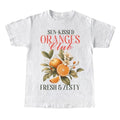 Orange Art Fruit Pastel Foodie Her Boho - Adult & Kids T-Shirts, Sweatshirts & Hoodies apparel design preview 1