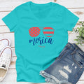 FLASH SALE Merica Proudly Printed USA Tank V Neck - Adult & Kids T-Shirts, Sweatshirts & Hoodies apparel design preview 1