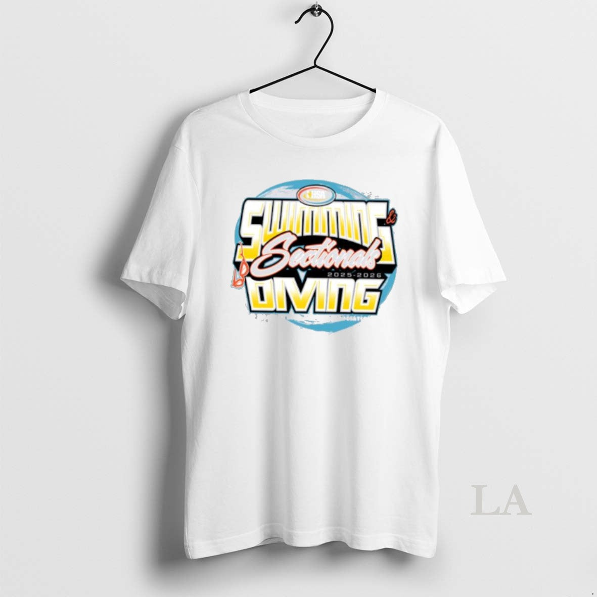 Original 2025 2026 Swimming Diving Sectionals Ihsa - Adult & Kids T-Shirts, Sweatshirts & Hoodies apparel design preview 1