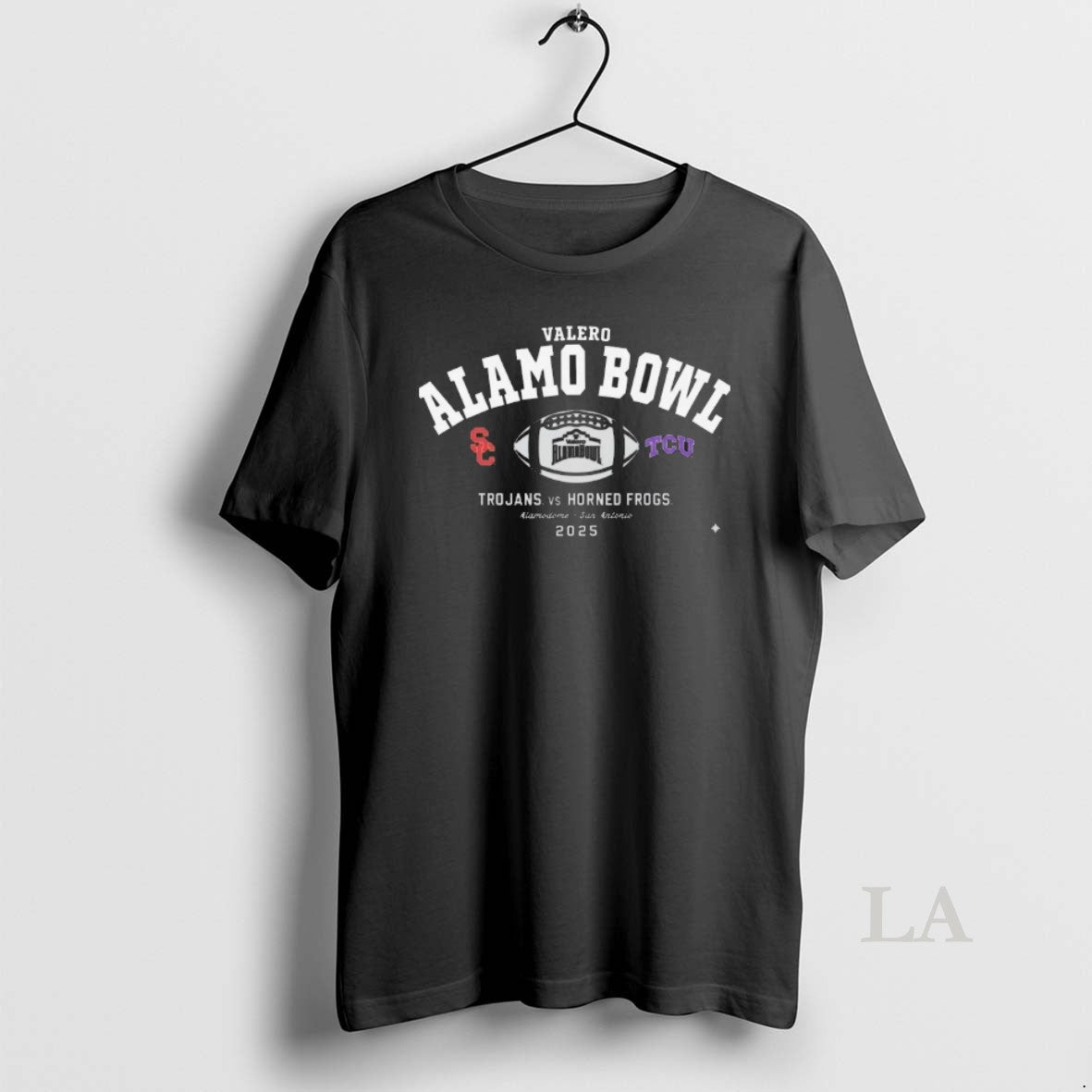 Original 2025 Valero Alamo Bowl 2 Team Sst Trojans Vs - Adult & Kids T-Shirts, Sweatshirts & Hoodies apparel design preview 1