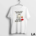 Original 2025 Cat You Cant Spell Hatred Without Red - Adult & Kids T-Shirts, Sweatshirts & Hoodies apparel design preview 1