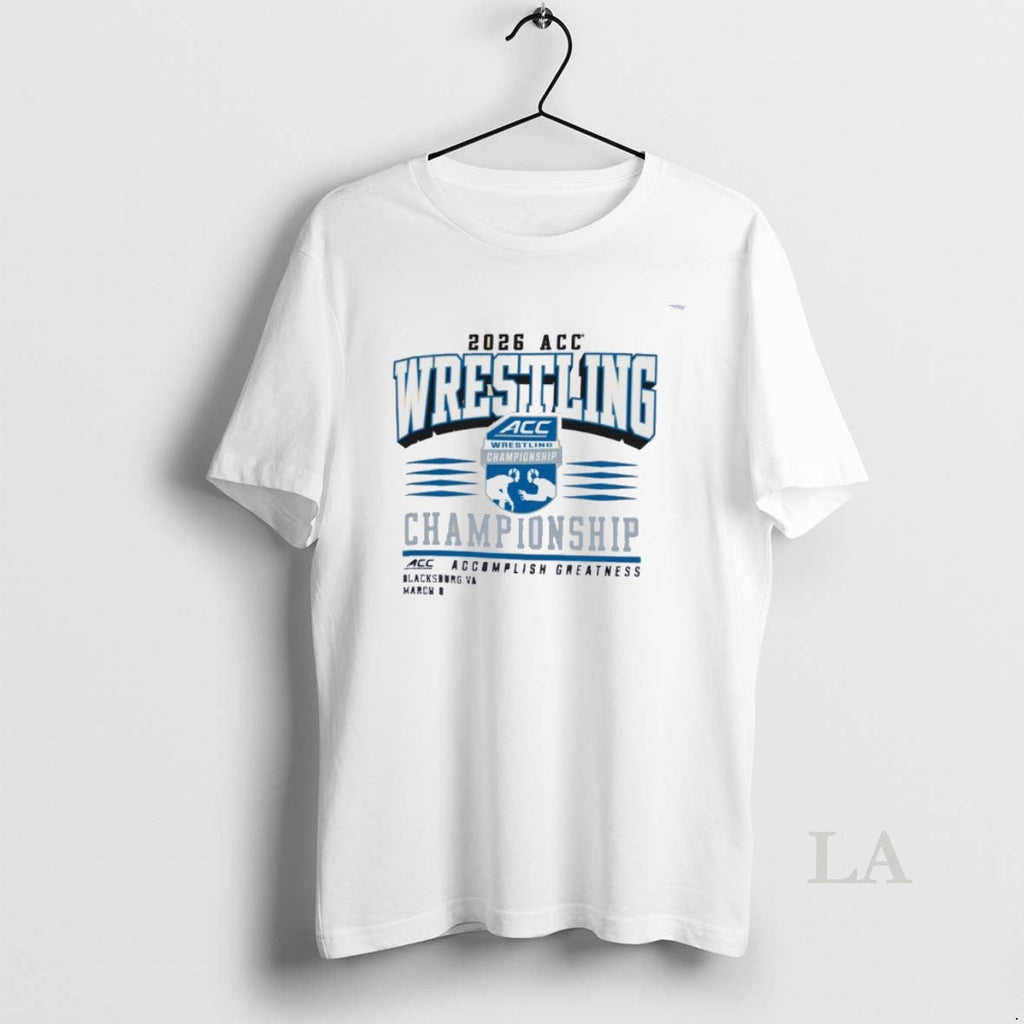 Original 2026 Atlantic Coast Conference Wrestling - Adult & Kids T-Shirts, Sweatshirts & Hoodies apparel design preview 1