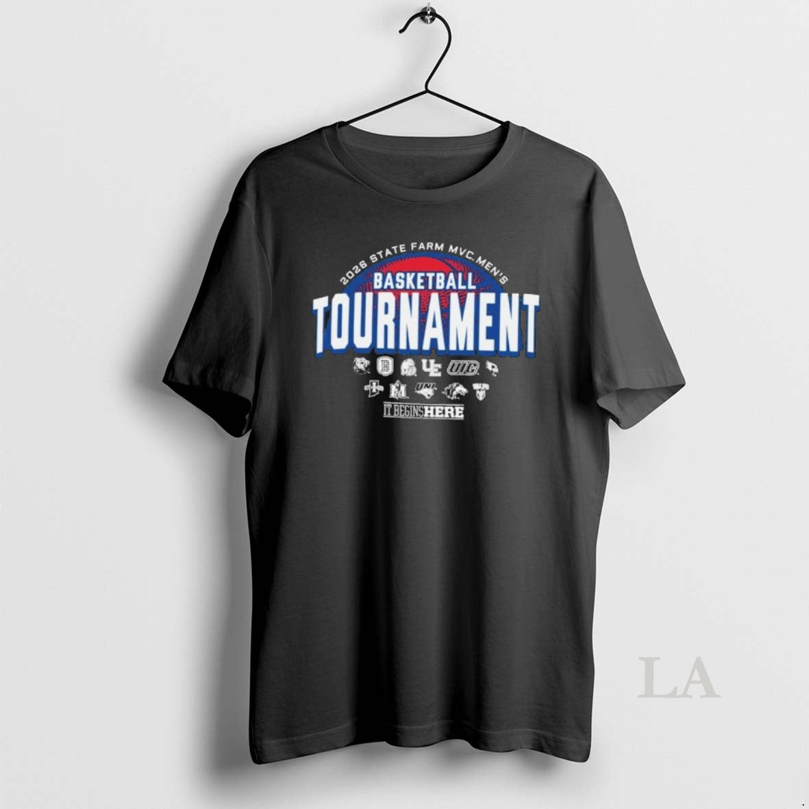 Original 2026 Mvc Mens Basketball Tournament - Adult & Kids T-Shirts, Sweatshirts & Hoodies apparel design preview 1