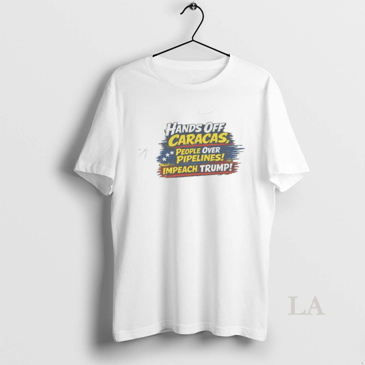 Original 2026 Hands Off Caracas People Over Pipelines - Adult & Kids T-Shirts, Sweatshirts & Hoodies apparel design preview 1
