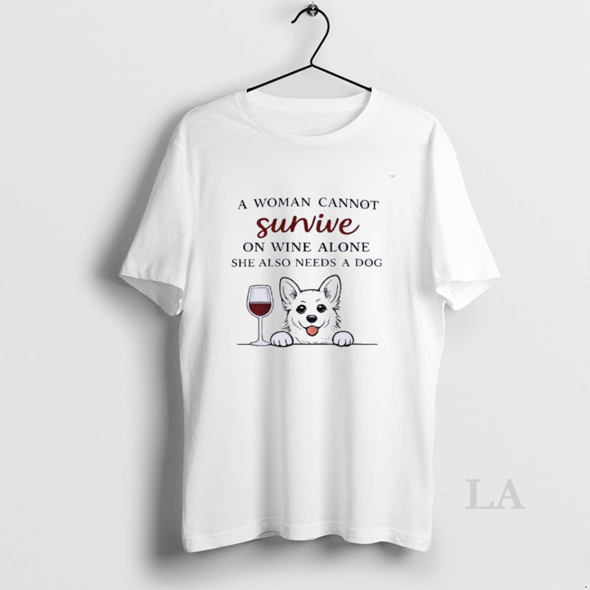 Original A Woman Cannot Survive On Wine Alone Also - Adult & Kids T-Shirts, Sweatshirts & Hoodies apparel design preview 1