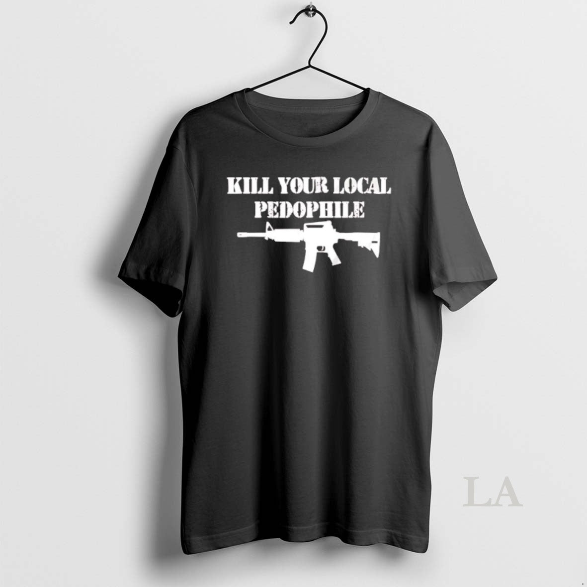 Original Ar 15 Kill Your Local Pedophile - Adult & Kids T-Shirts, Sweatshirts & Hoodies apparel design preview 1