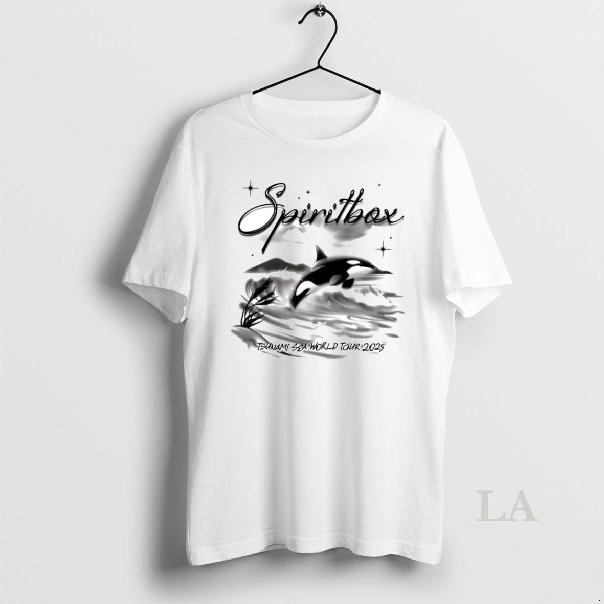 Original Airbrush Orca Sea World Tour 2025 Circle - Adult & Kids T-Shirts, Sweatshirts & Hoodies apparel design preview 1