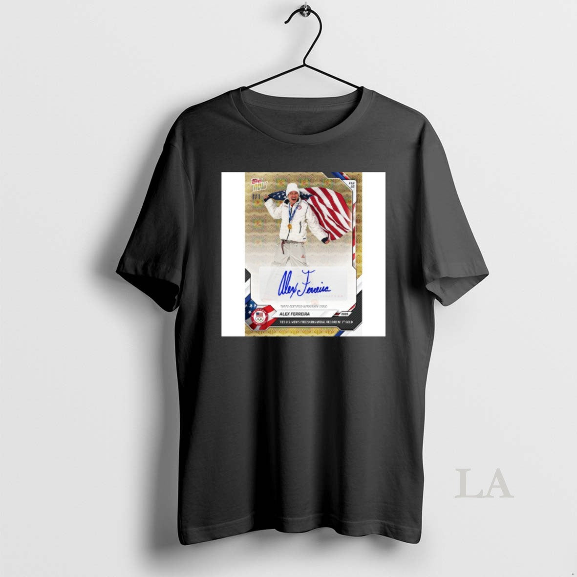 Original Alex Ferreira 2026 Olympics Ties Us Mens - Adult & Kids T-Shirts, Sweatshirts & Hoodies apparel design preview 1