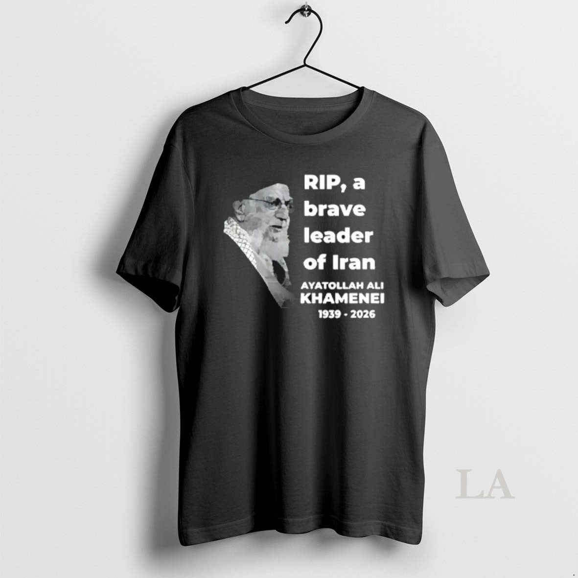 Original Ali Khamenei Rip A Brave Leader Of Iran 1939 - Adult & Kids T-Shirts, Sweatshirts & Hoodies apparel design preview 1