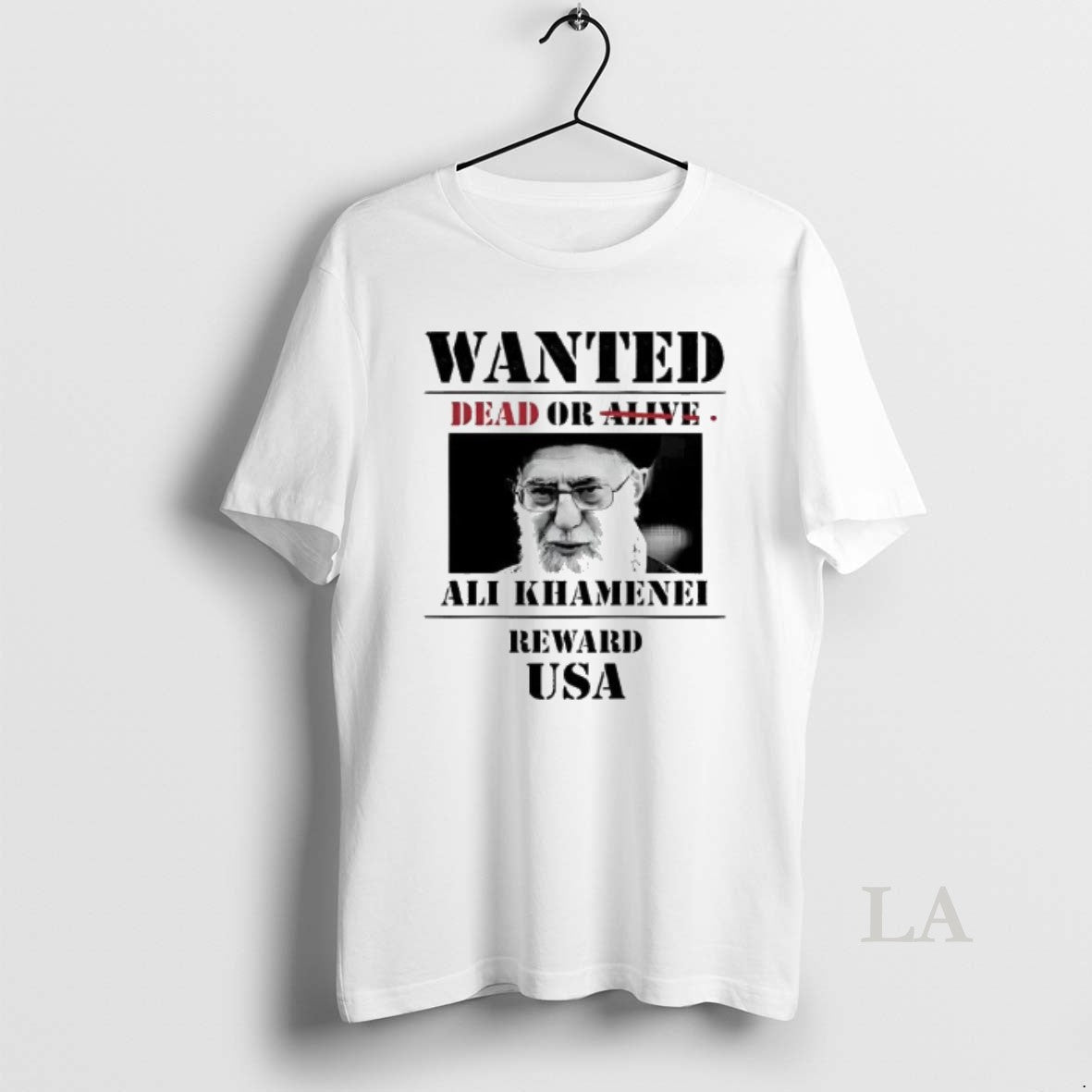 Original Ali Khamenei Wanted Dead Reward Usa - Adult & Kids T-Shirts, Sweatshirts & Hoodies apparel design preview 1