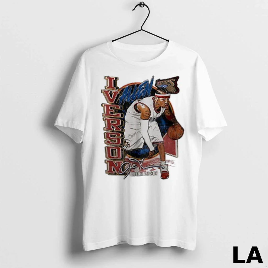 Original Allen Iverson Philadelphia 76ers Player - Adult & Kids T-Shirts, Sweatshirts & Hoodies apparel design preview 1