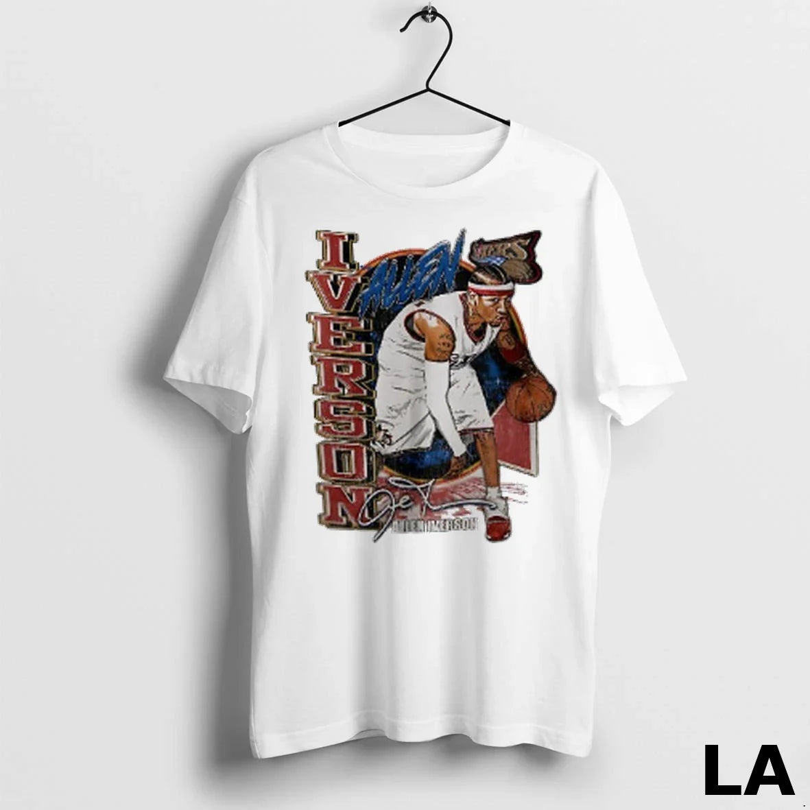 Original Allen Iverson Philadelphia 76ers Player - Adult & Kids T-Shirts, Sweatshirts & Hoodies apparel design preview 1