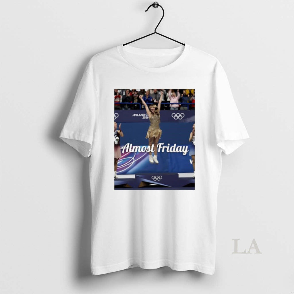 Original Almost Friday Milano Cortina 2026 Figure - Adult & Kids T-Shirts, Sweatshirts & Hoodies apparel design preview 1