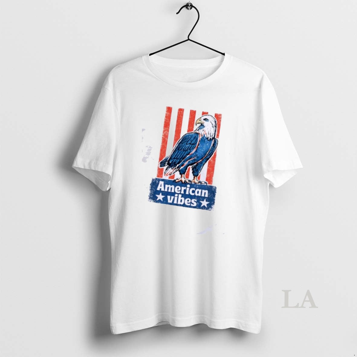 Original American Vibes Usa Vintage Patriotic Eagle - Adult & Kids T-Shirts, Sweatshirts & Hoodies apparel design preview 1