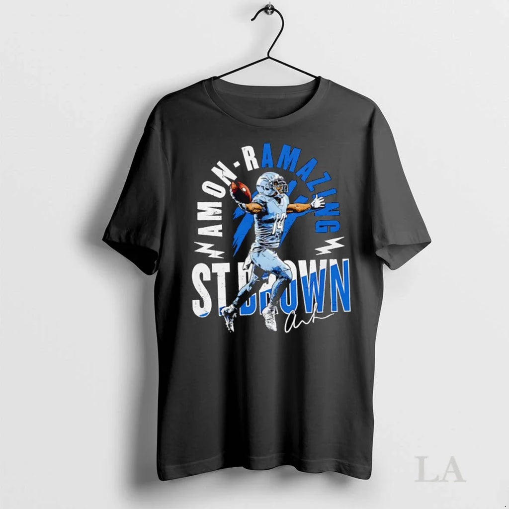 Original Amon Ra St Brown Detroit Ramazing - Adult & Kids T-Shirts, Sweatshirts & Hoodies apparel design preview 1