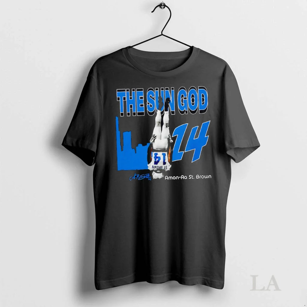 Original Amon Ra St Brown Detroit City Headstand - Adult & Kids T-Shirts, Sweatshirts & Hoodies apparel design preview 1