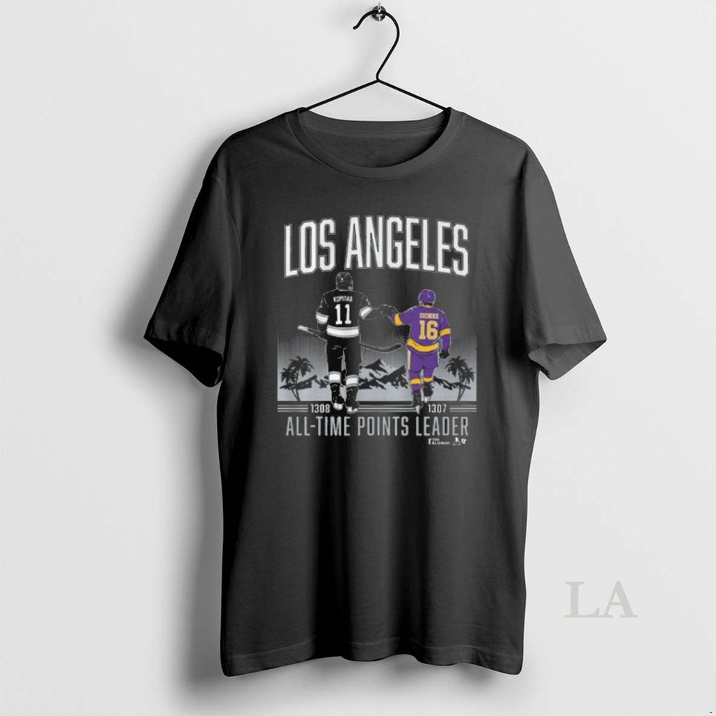 Original Anze Kopitar And Marcel Dionne Los Angeles - Adult & Kids T-Shirts, Sweatshirts & Hoodies apparel design preview 1