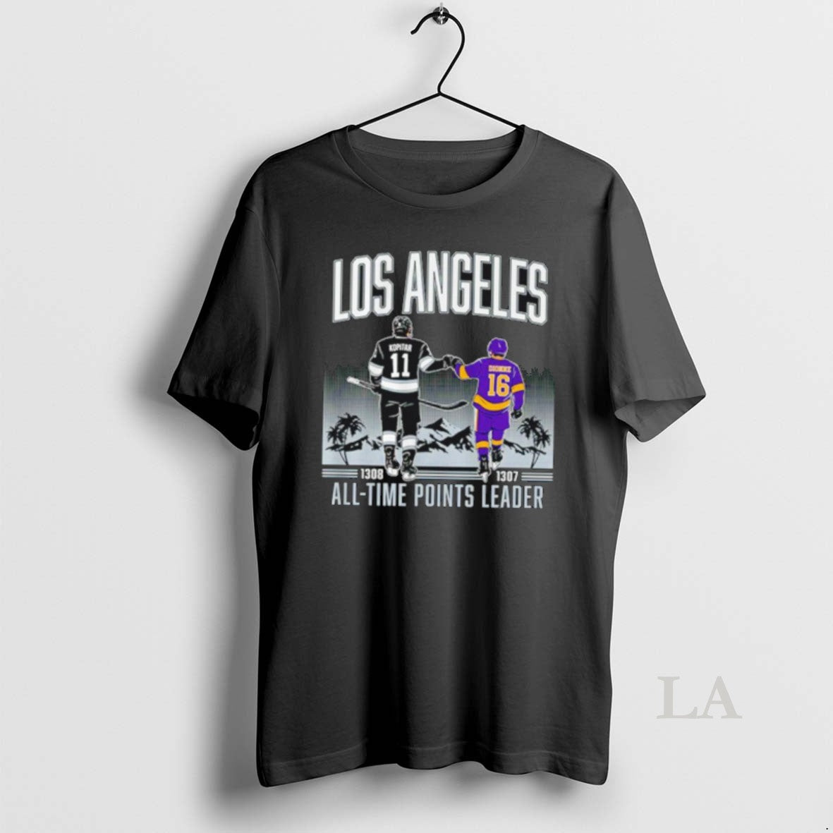Original Anze Kopitar And Marcel Dionne Los Angeles - Adult & Kids T-Shirts, Sweatshirts & Hoodies apparel design preview 1