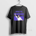 Original Aoc Is Running For President 2028 - Adult & Kids T-Shirts, Sweatshirts & Hoodies apparel design preview 1