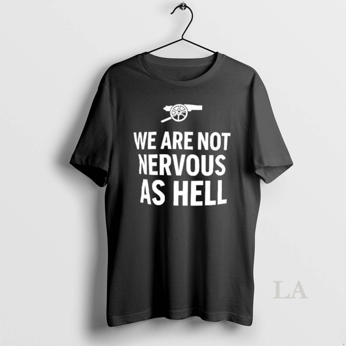 Original Arsenal We Are Not Nervous As Hell - Adult & Kids T-Shirts, Sweatshirts & Hoodies apparel design preview 1
