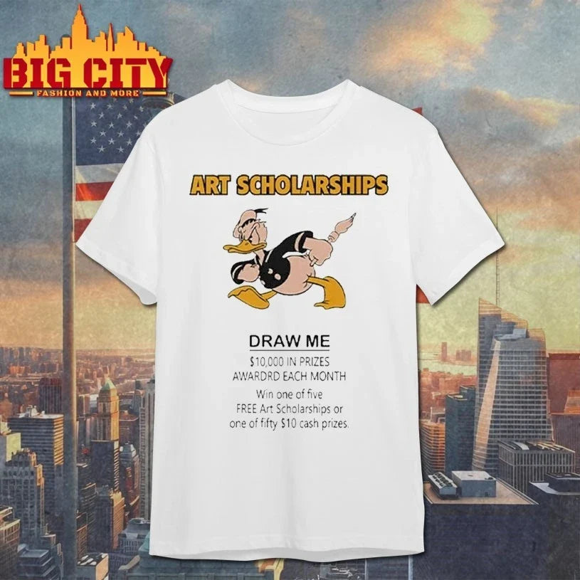 Original Art Scholarships Draw Me Vintage Cartoon - Adult & Kids T-Shirts, Sweatshirts & Hoodies apparel design preview 1