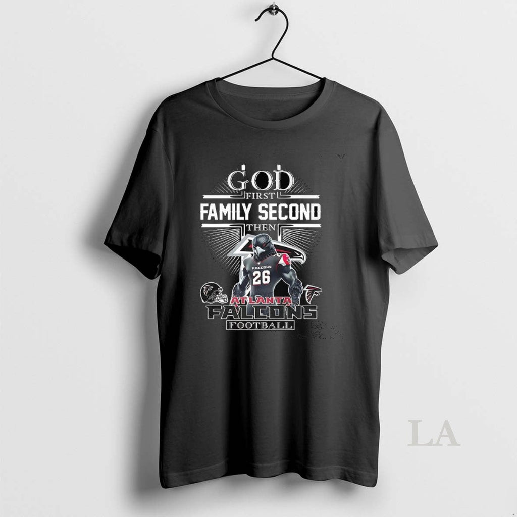 Original Atlanta Falcons God First Family Second Then - Adult & Kids T-Shirts, Sweatshirts & Hoodies apparel design preview 1