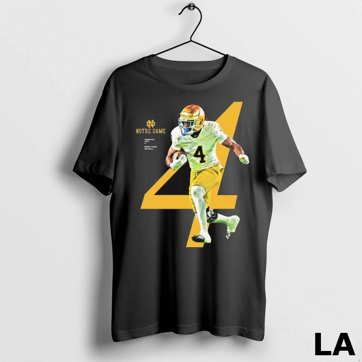 Original Audric Estime Notre Dame Fighting Irish - Adult & Kids T-Shirts, Sweatshirts & Hoodies apparel design preview 1