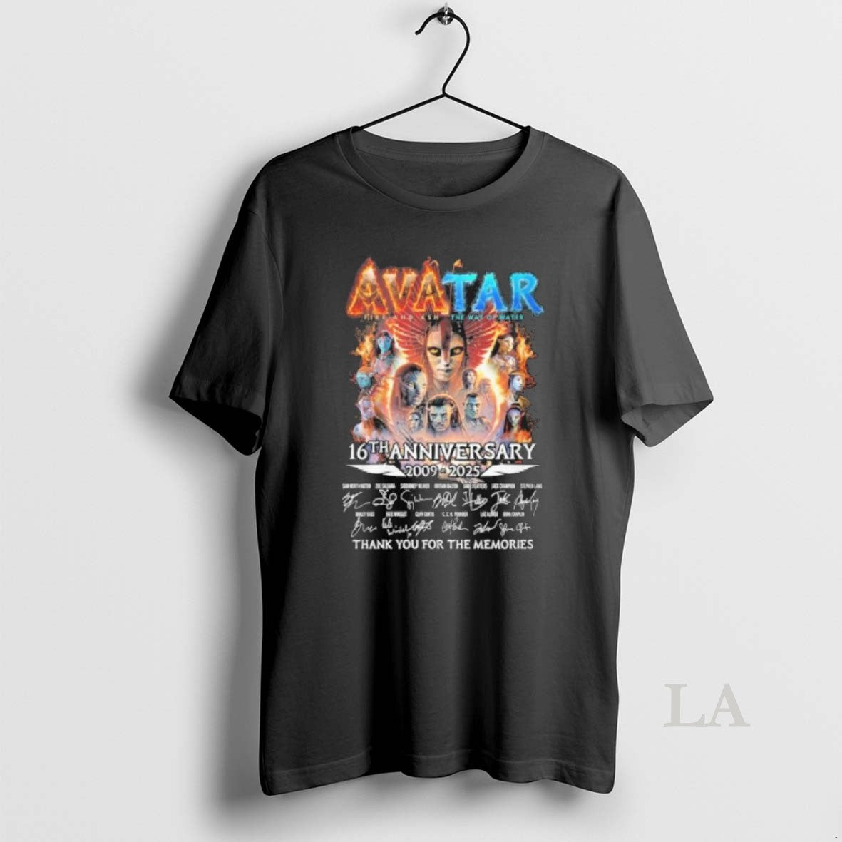 Original Avatar Fire Ash Way Water 16th Anniversary - Adult & Kids T-Shirts, Sweatshirts & Hoodies apparel design preview 1