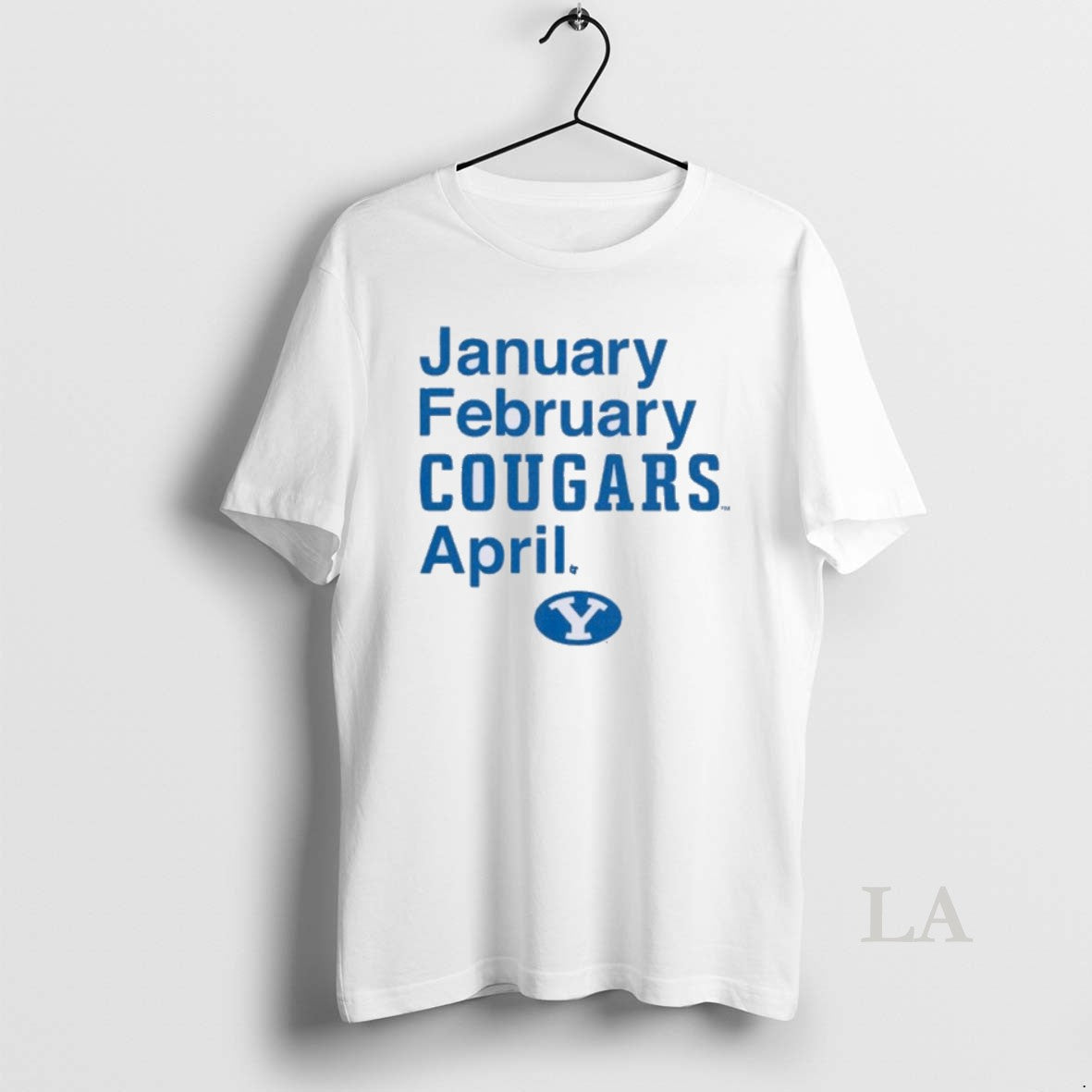 Original Byu Basketball January February Cougars - Adult & Kids T-Shirts, Sweatshirts & Hoodies apparel design preview 1