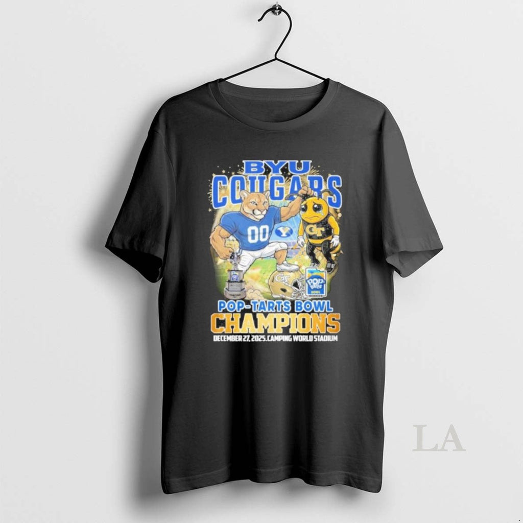 Original Byu Cougars Mascot Pop Tarts Bowl Champions - Adult & Kids T-Shirts, Sweatshirts & Hoodies apparel design preview 1