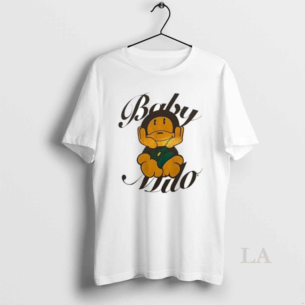 Original Baby Milo Monkey Character Script Logo - Adult & Kids T-Shirts, Sweatshirts & Hoodies apparel design preview 1