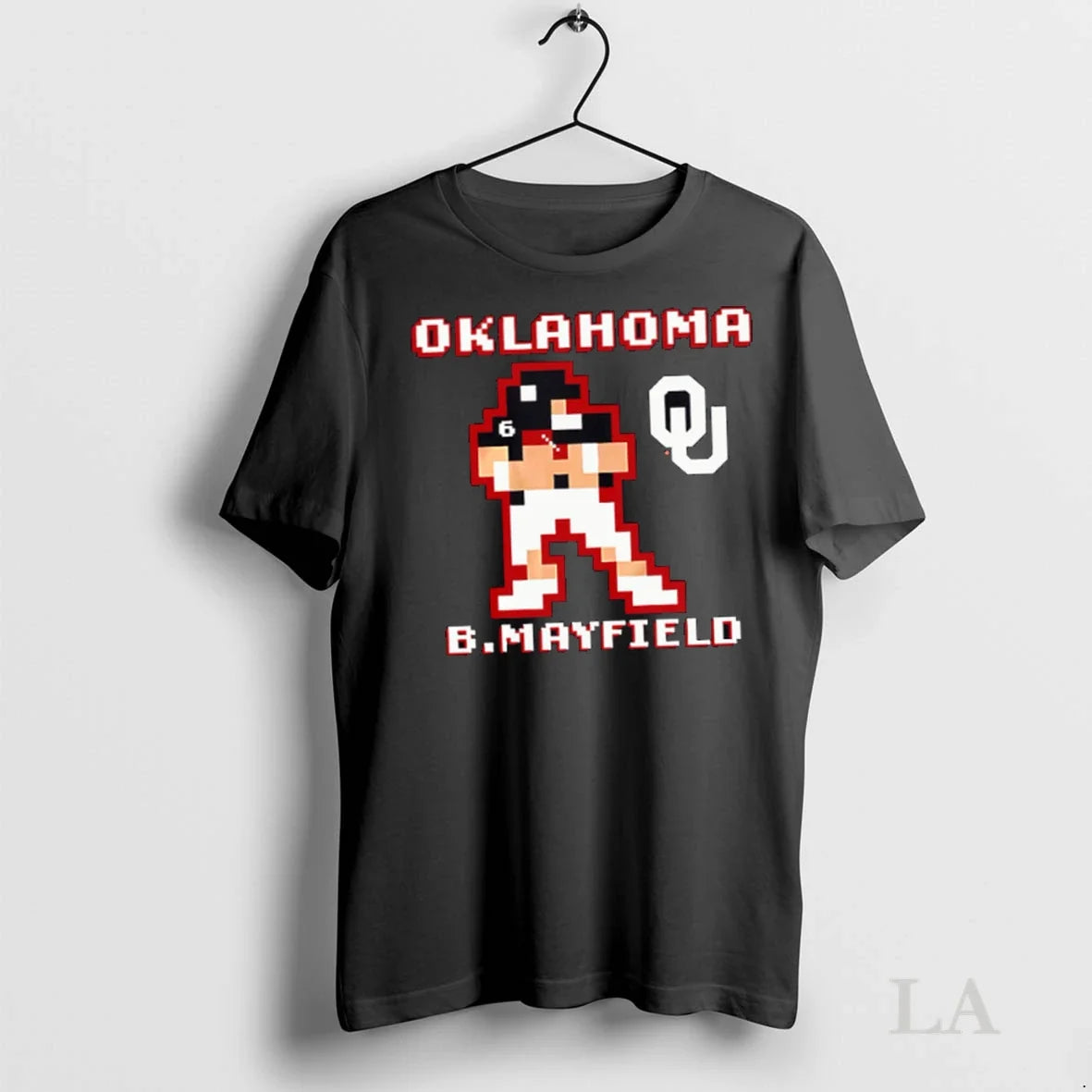 Original Baker Mayfield Retro Baller Oklahoma - Adult & Kids T-Shirts, Sweatshirts & Hoodies apparel design preview 1