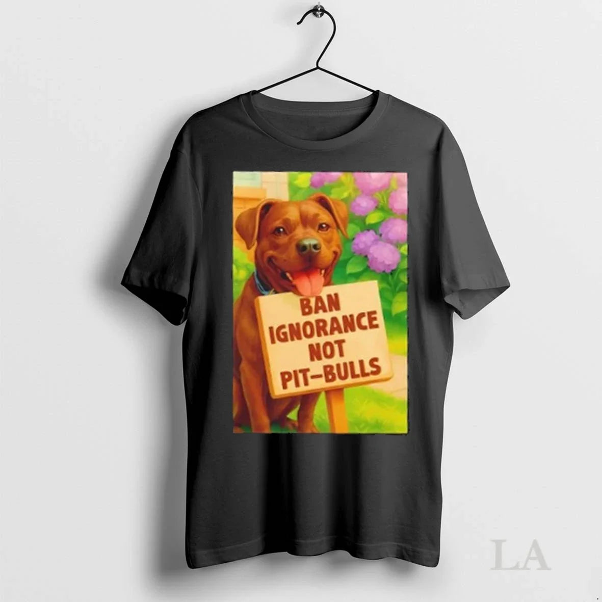 Original Ban Ignorance Not Pit Bulls Dog - Adult & Kids T-Shirts, Sweatshirts & Hoodies apparel design preview 1