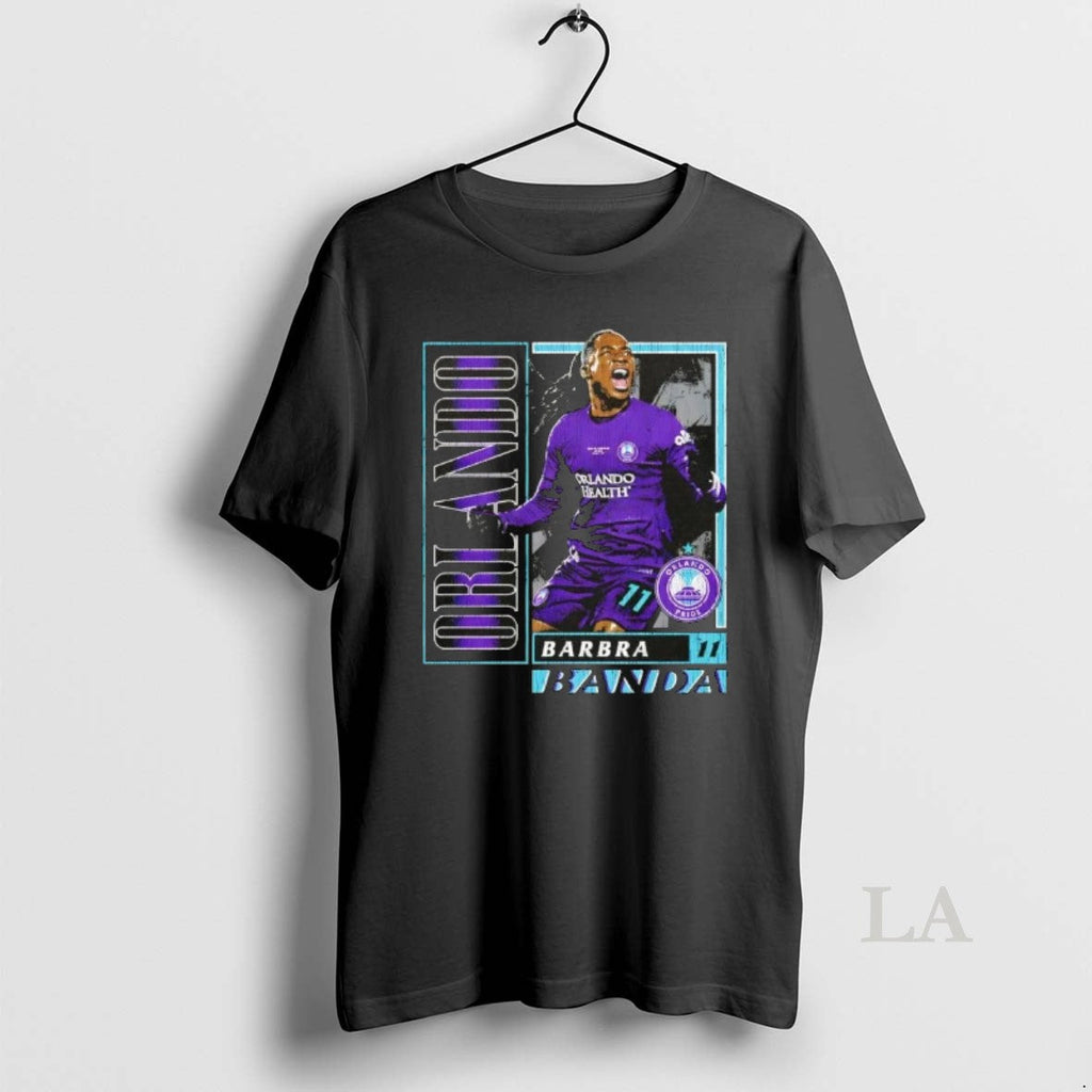 Original Barbra Banda 11 Orlando Pride Vintage Card - Adult & Kids T-Shirts, Sweatshirts & Hoodies apparel design preview 1
