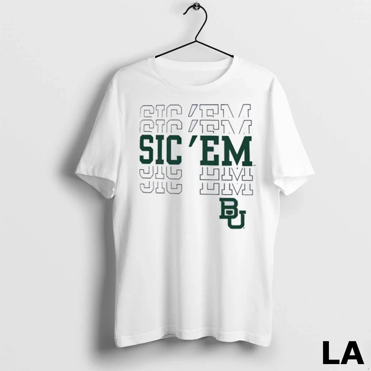 Original Baylor Bears Ivory Sic Em - Adult & Kids T-Shirts, Sweatshirts & Hoodies apparel design preview 1