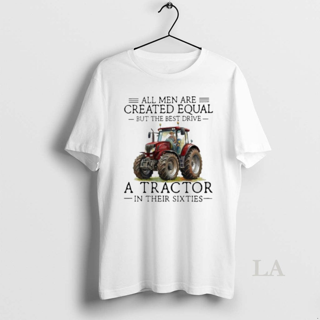 Original Best Men Drive A Tractor In Their Sixties - Adult & Kids T-Shirts, Sweatshirts & Hoodies apparel design preview 1